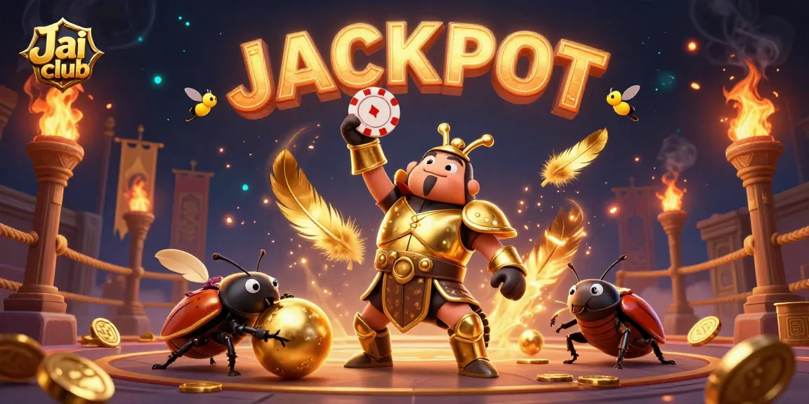 Join the excitement at Jai club by winning big with golden rewards in a vibrant 3D gaming scene.