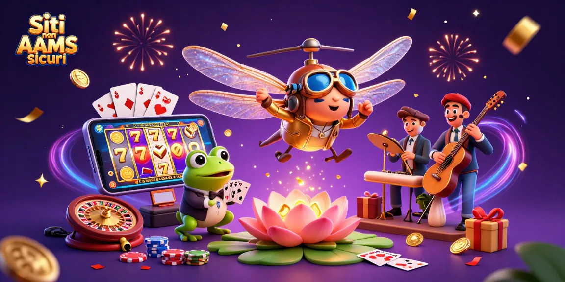 Giocatori nei siti non AAMS sicuri vincono con emozionanti giochi e bonus.