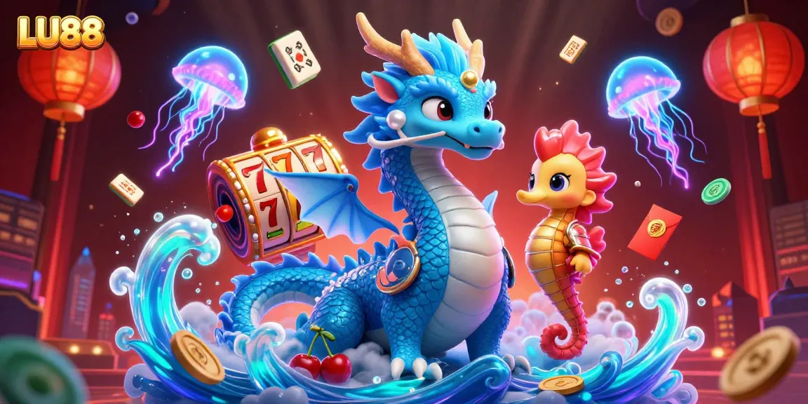 LU88 brings players together with vibrant slot reels and a dazzling underwater casino scene.
