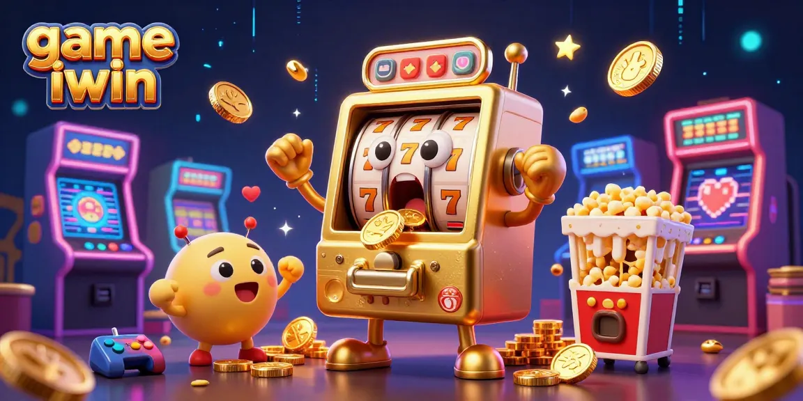 Experience thrilling moments with the game iwin slot machine in a vibrant casino scene.