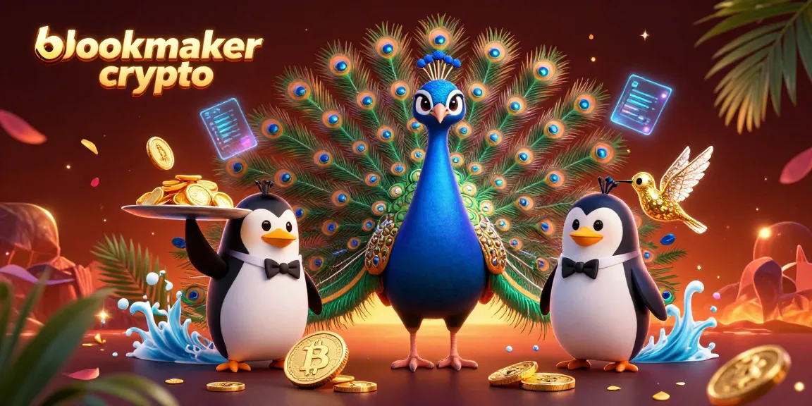 Parier sur bookmaker crypto avec cette illustration énergique et colorée de personnages ludiques.