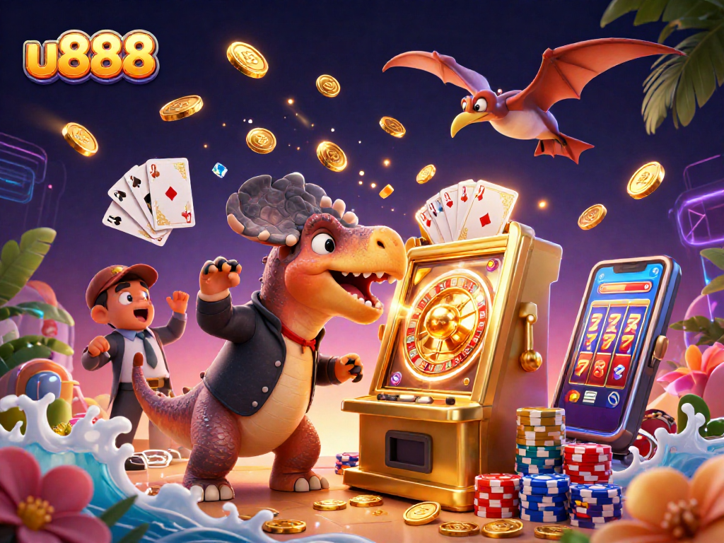 Experience thrilling gameplay at u888 with exciting jackpot wins, exotic characters, and vibrant casino elements.