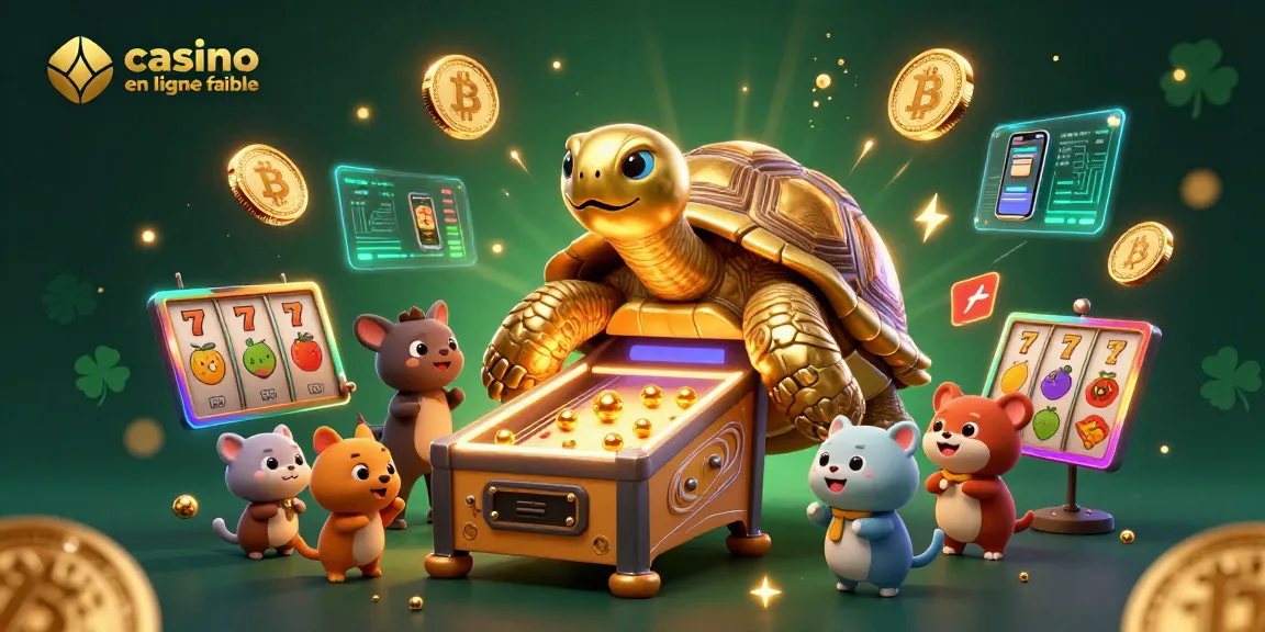 Profitez de l'excitation d'un casino en ligne fiable avec une tortue géante et des jeux captivants.