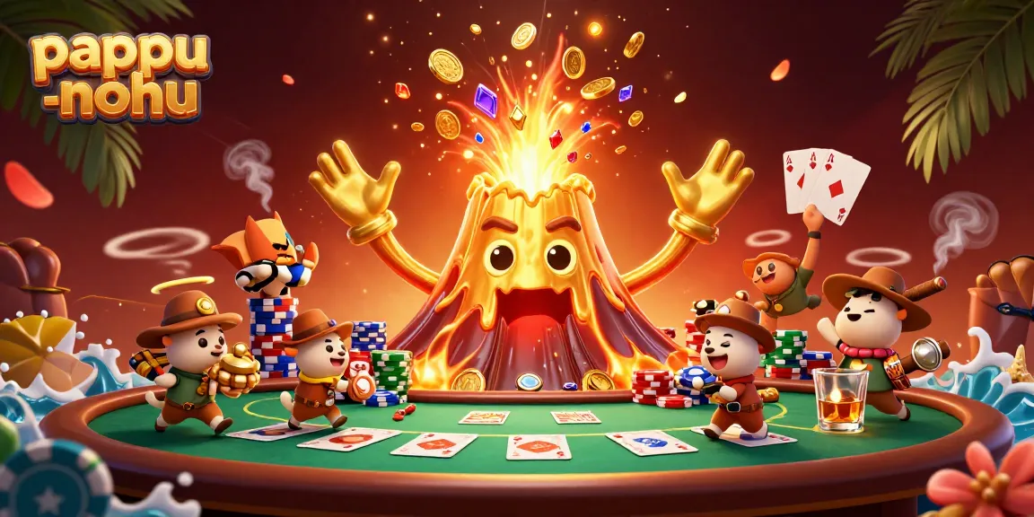 Experience winning moments in pappu-nohu with thrilling treasures from the golden volcano eruption.