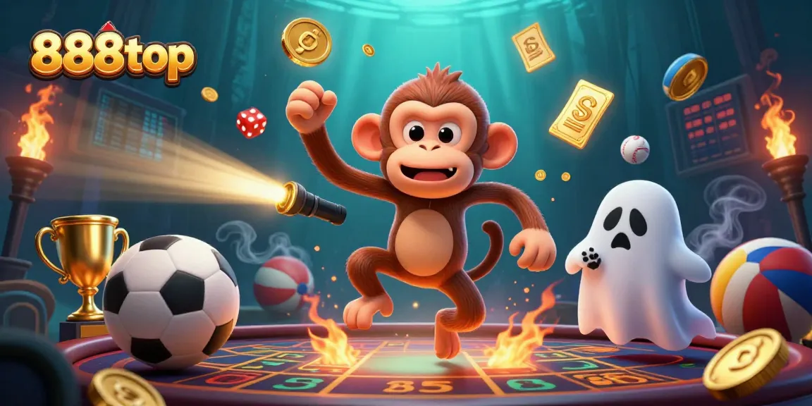 Experience thrilling wins at 888top with dynamic casino action featuring sports elements and a ghostly twist.