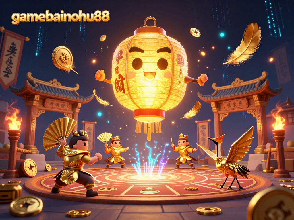 Enhance your gameplay with gamebainohu88 inspired by vibrant 3D illumination and lucky symbols.