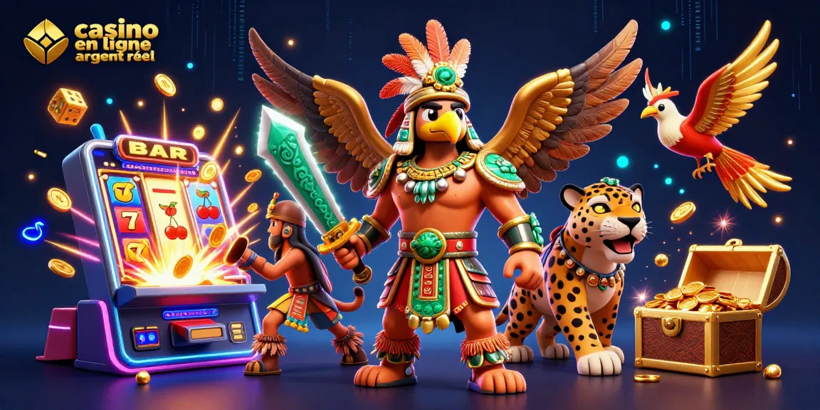 Plongez dans l'excitation des jeux de casino en ligne argent réel avec des guerriers aztèques et un jackpot explosif.