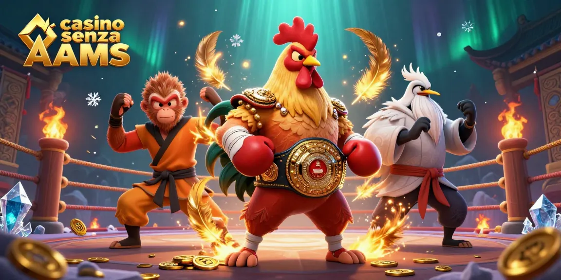 Gioca in un emozionante casino senza AAMS con il gallo Muay Thai e il maestro di kung fu.