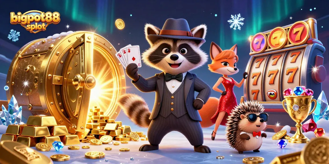 Raih kemenangan di bigpot88 slot dengan karakter kasino yang penuh warna dan beruntung.