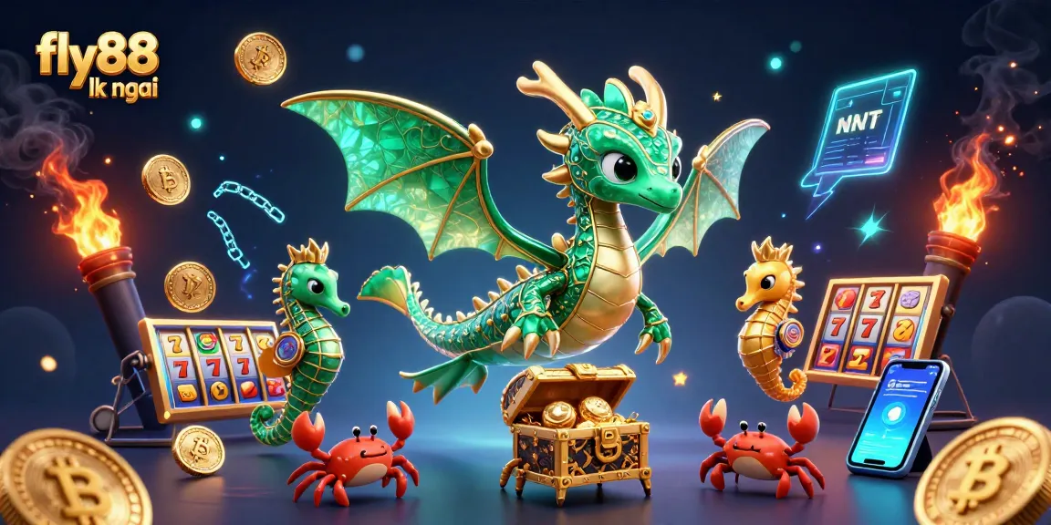 Engage with the fly88 link mới to win big with captivating 3D casino themed artwork.