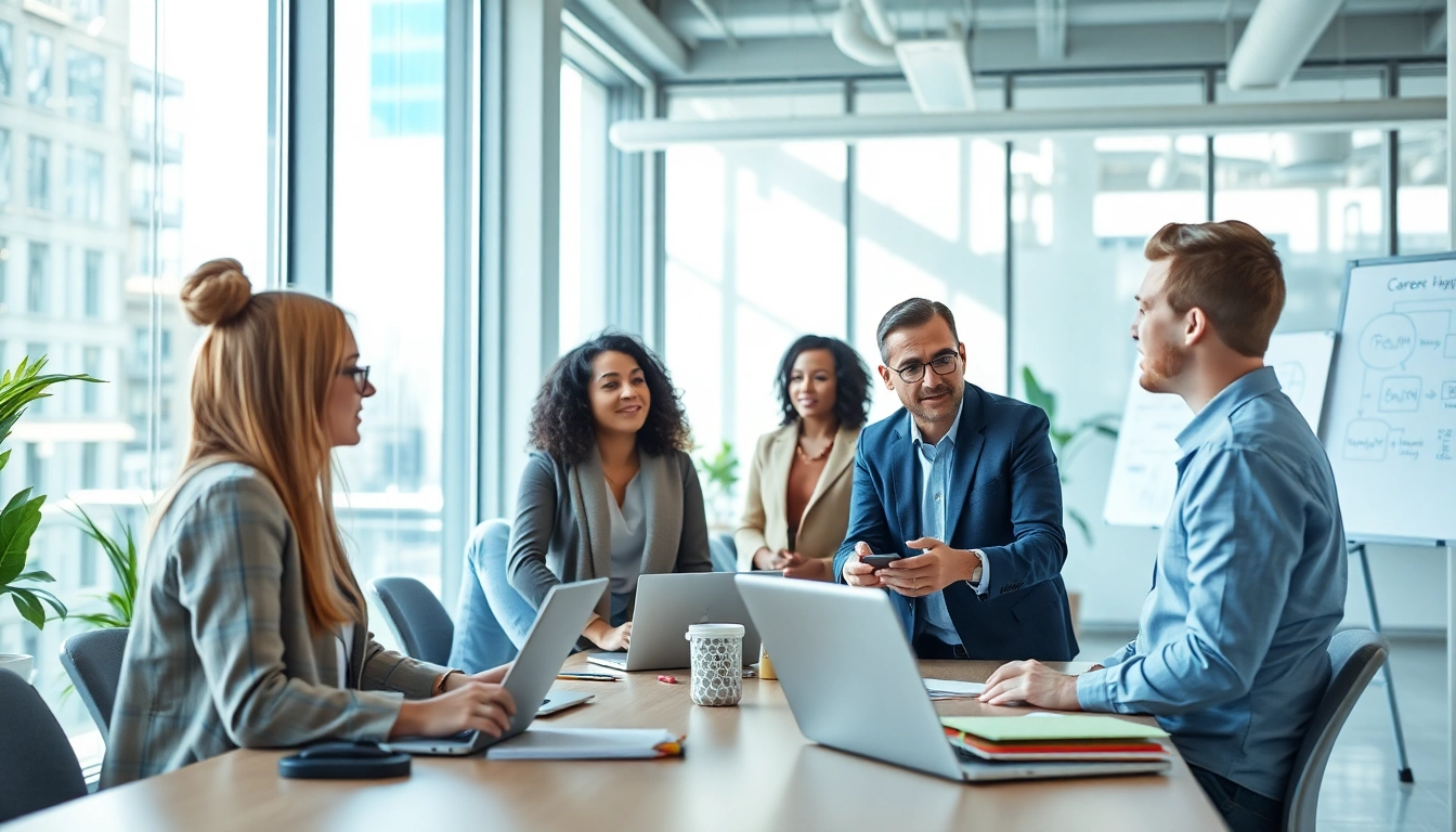 Enhancing Career Coaching effectiveness through a modern collaborative office environment.