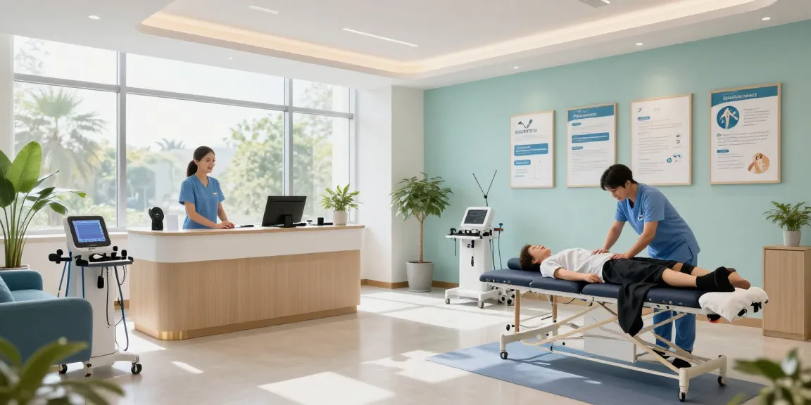 Mobile sports massage Sydney at a modern wellness clinic, showcasing expert healthcare services in patient care.