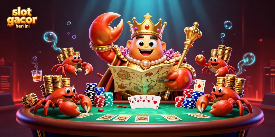 Experience slot gacor hari ini with vibrant characters and stunning casino elements in this detailed 3D illustration.