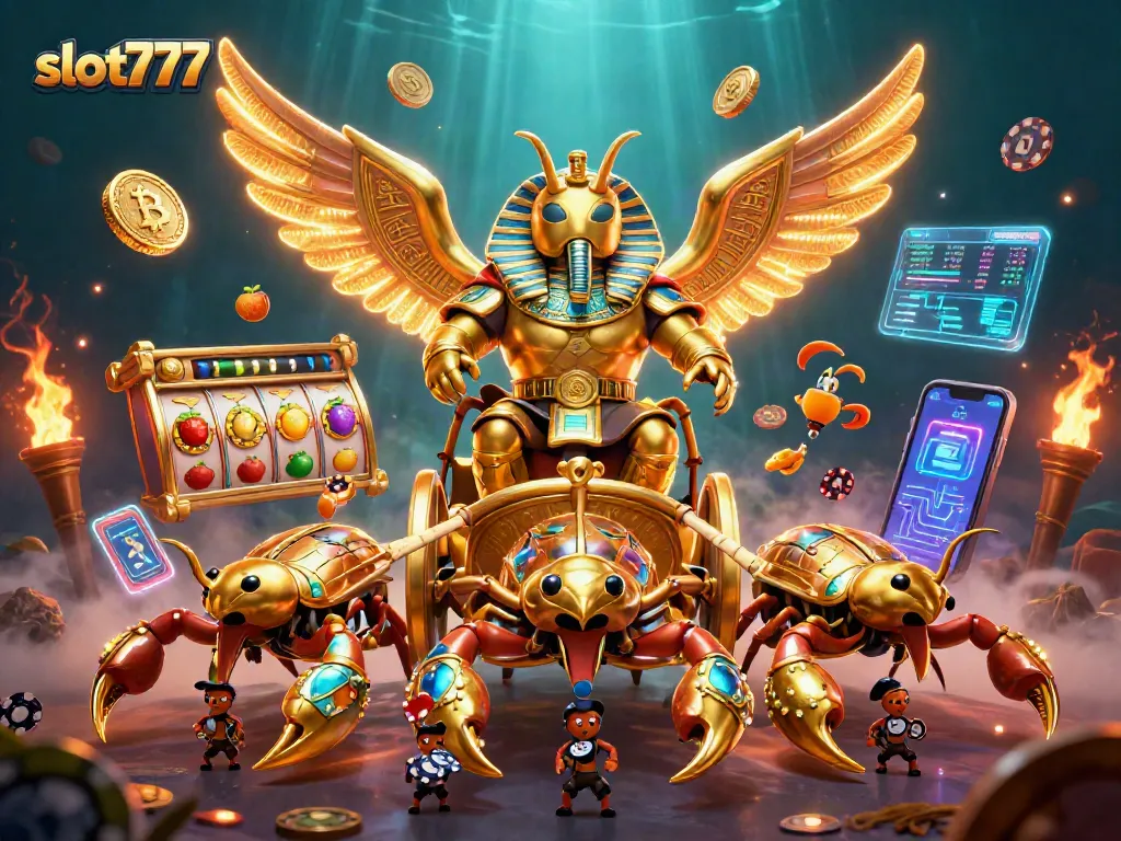 Mainkan slot777 dalam tema kasino yang memukau dengan simbol keberuntungan dan jackpot.