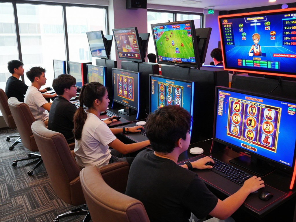 Engaged players experiencing situs888 gacor online gaming excitement with vibrant visuals and thrilling gameplay.
