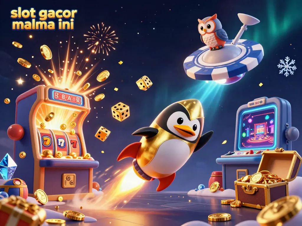 Experience the exciting world of slot gacor malma ini with vibrant casino action, golden coins, and jackpot thrills.