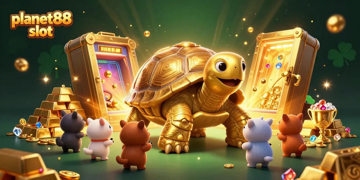 Engaging action scene showcasing planet88 slot with vibrant characters and golden treasures