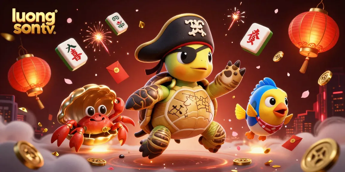 Experience the excitement of gambling with luong son tv as you engage with vibrant casino-themed 3D characters.