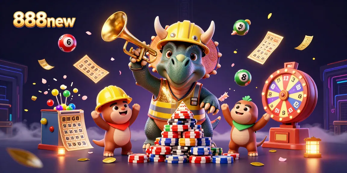 Join the excitement at 888new with colorful lottery prizes and engaging characters in an energizing casino atmosphere.