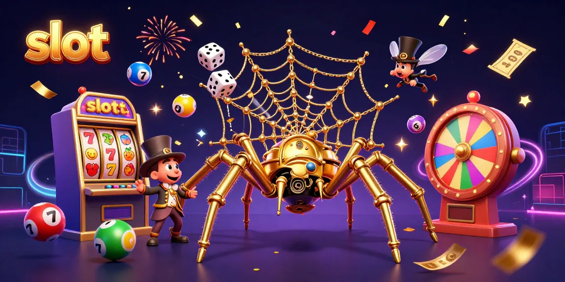 Menangkan jackpot slot dengan ilustrasi 3D joker yang dinamis dan berwarna-warni, menunjukkan keseruan permainan.