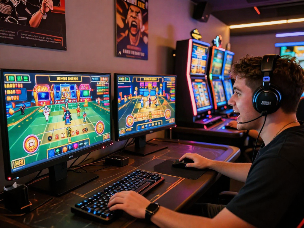Người chơi tận hưởng trải nghiệm tại nền tảng casino trực tuyến Jin88 với không khí năng động và hấp dẫn.