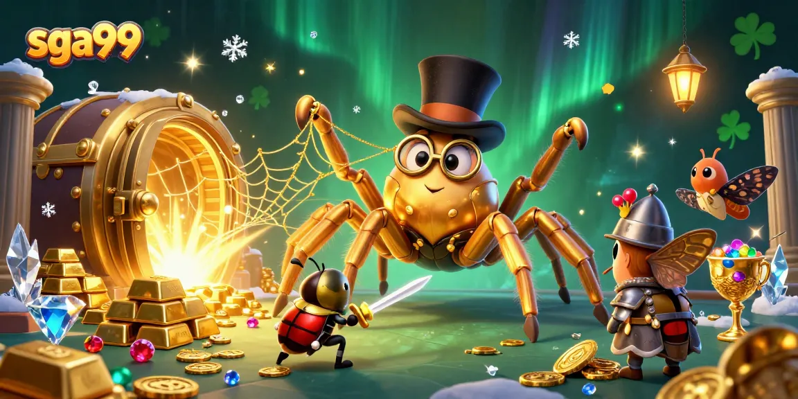Experience the excitement of sga99 with a vibrant casino-themed illustration full of adventure.