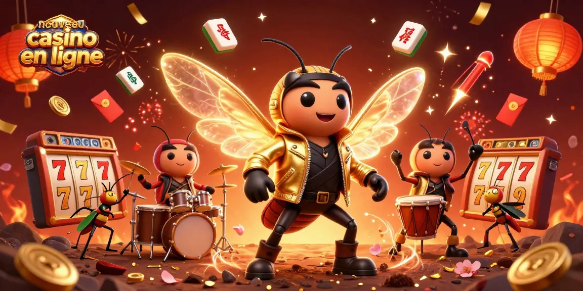 Animations captivantes sur un nouveau casino en ligne avec des personnages amusants et des éléments festifs