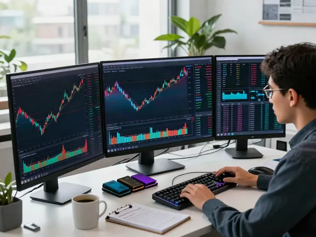 港股实时行情API-focused trading workspace showing cryptocurrency charts, real-time data, and analysis tools.