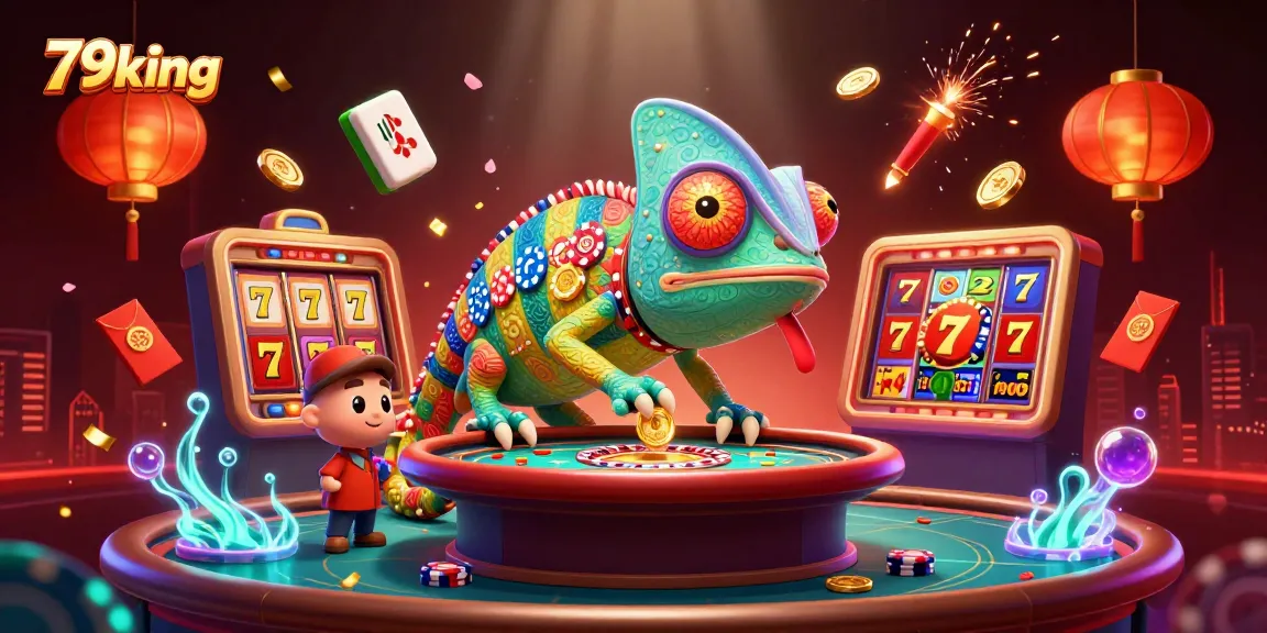 Experience the vibrant 79king casino atmosphere with the chameleon casino owner and dynamic game elements.