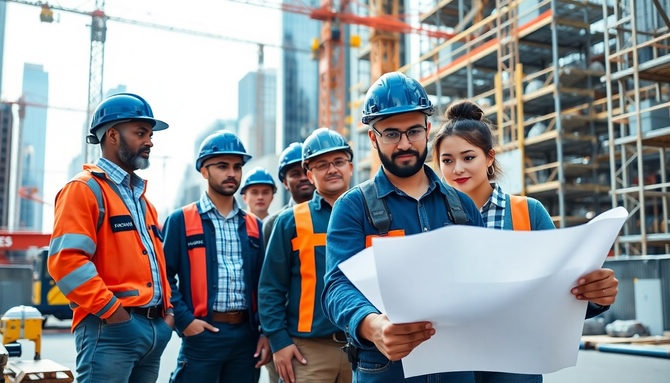 Showcase of skilled Manhattan Commercial General Contractor team working on a project.