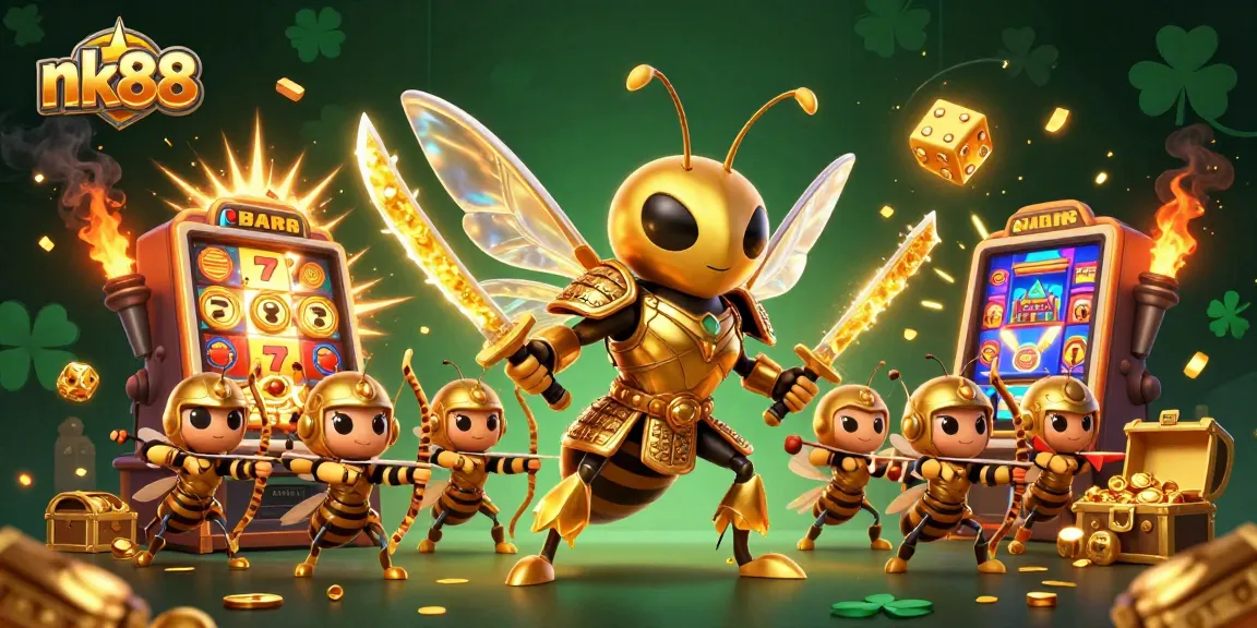 Experience thrilling casino action with nk88 – golden hornet and bee archers amidst jackpot excitement!