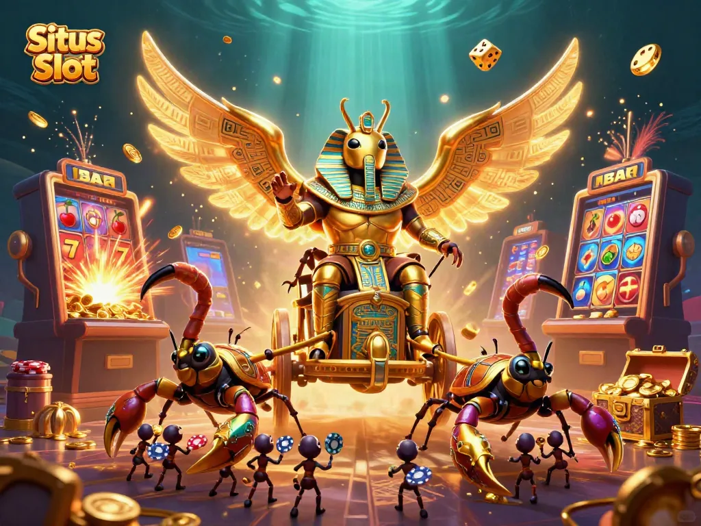 Menangkan permainan di Situs Toto Slot dengan mesin slot megah dan karakter menarik.