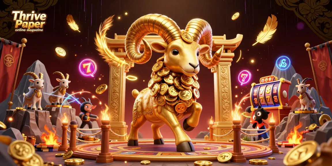 Thrive Paper online magazine showcases a cinematic 3D illustration of a casino-themed battle scene for gamblers.