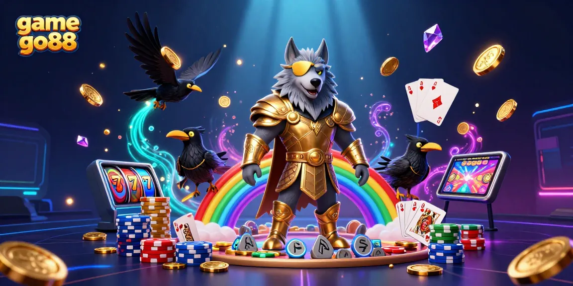 Immerse yourself in thrilling gameplay with game go88, featuring Norse-inspired characters and vibrant casino elements.