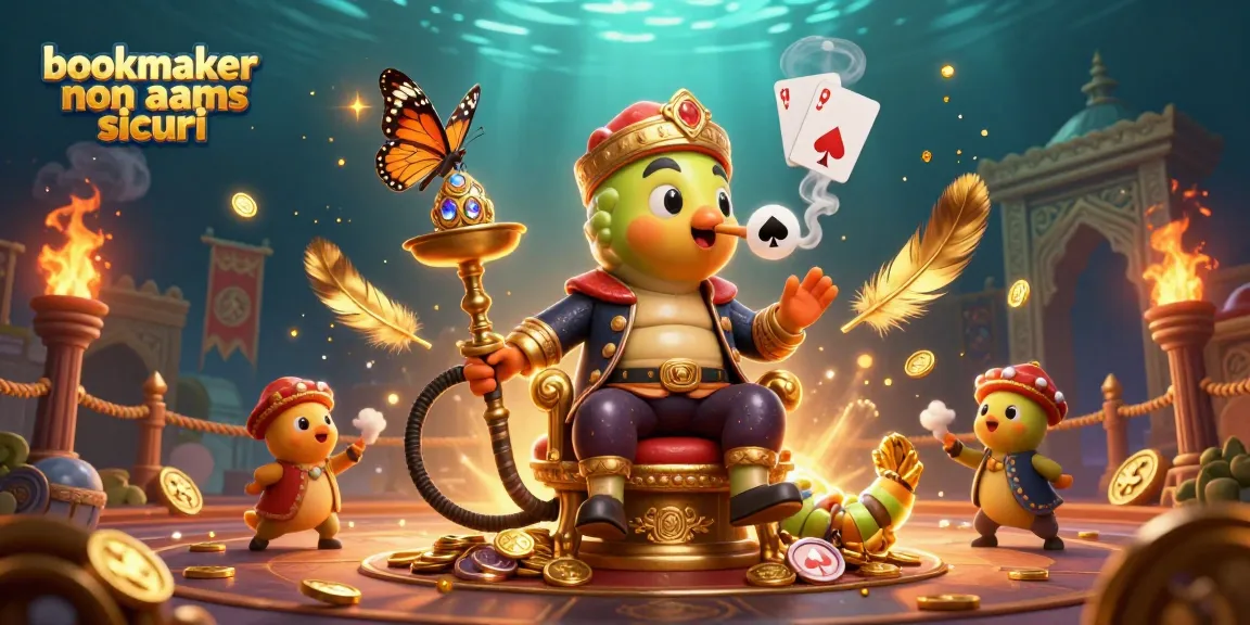 Gioca presso bookmaker non AAMS sicuri con questa illustrazione vivace e coinvolgente nel mondo del gioco.