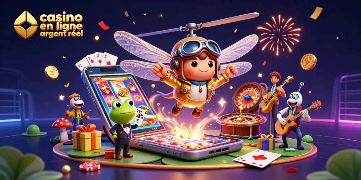 Déplacez-vous avec le croupier grenouille à un casino en ligne argent réel rempli d'énergie festive !