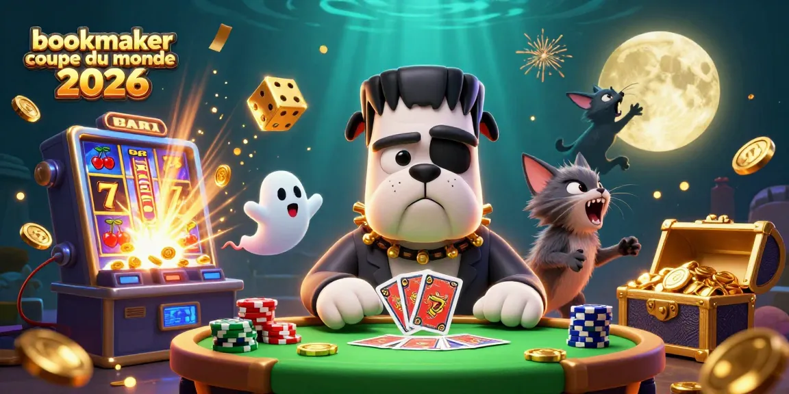 Placez vos paris avec le bookmaker coupe du monde 2026 dans une scène de jeu animée et captivante.
