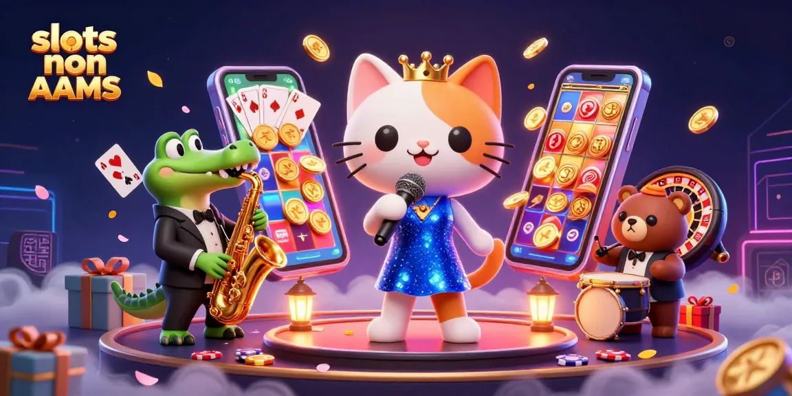 Gioca alle slots non AAMS e scopri l'energia vibrante dei casinò con luci e colori accattivanti.