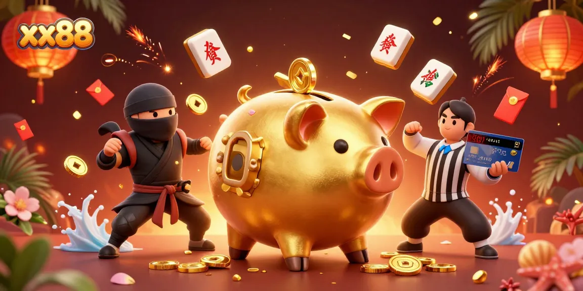 Experience thrilling wins at xx88 with interactive game vibes from a vibrant, dynamic casino scene.