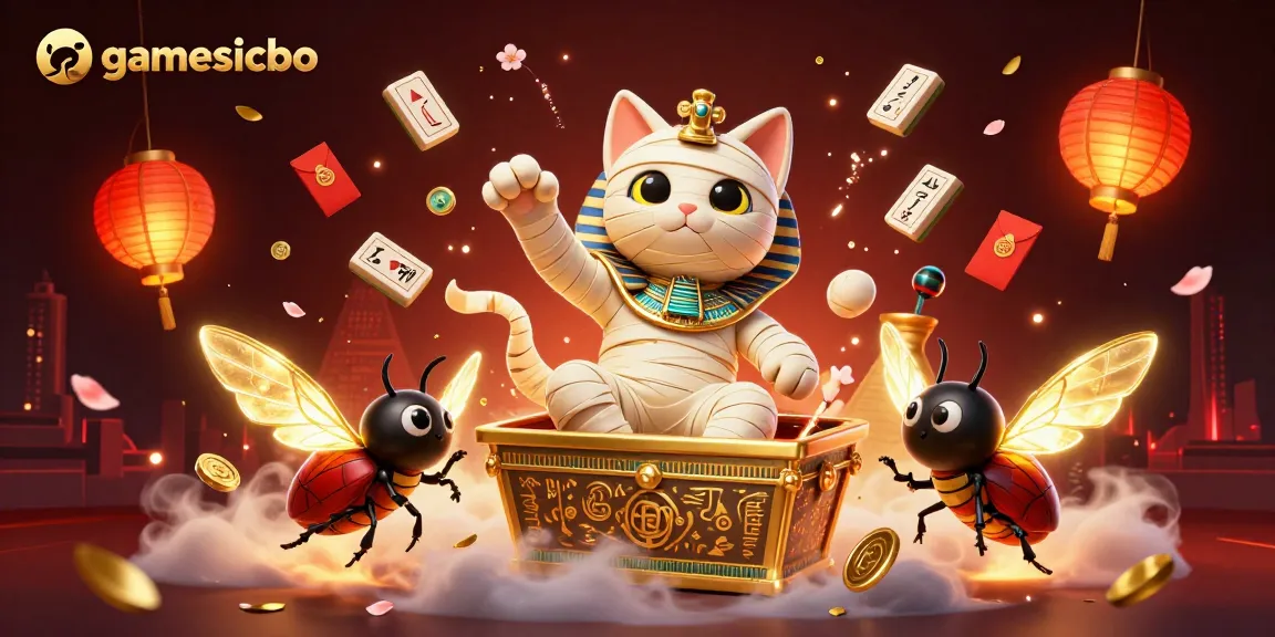 Experience thrilling gamesicbo action with stunning visuals of ancient themed characters and vibrant casino elements.