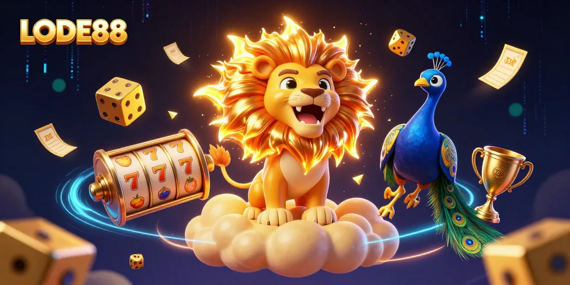 Experience thrilling gameplay at LODE88 with vibrant casino elements and dynamic characters.