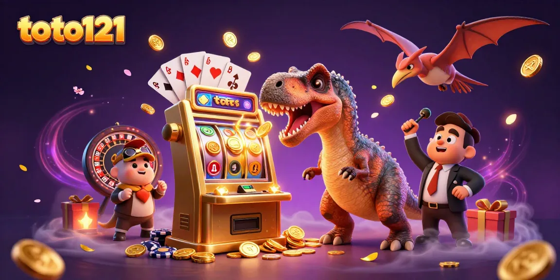 Experience the thrills at toto121 with a dynamic casino scene filled with winning jackpots and excitement.