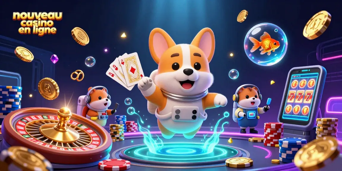 Faites tourner les rouleaux dans un nouveau casino en ligne avec cette illustration dynamique animée.