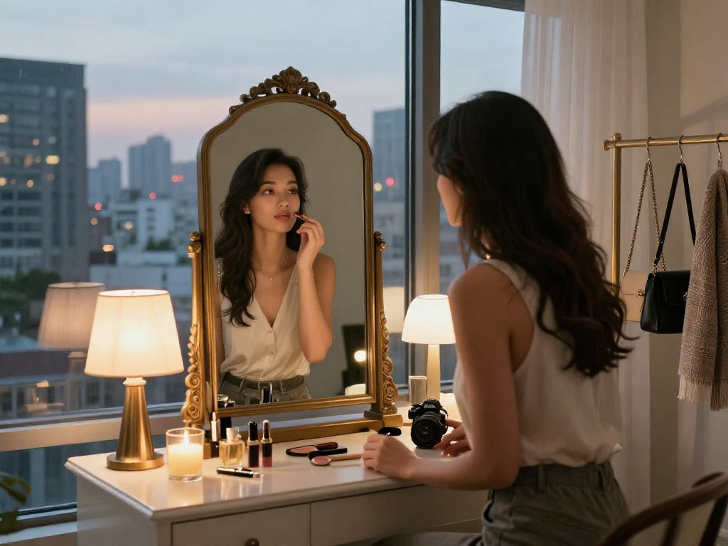 Chuẩn bị cho buổi tối với gái gọi trong không gian sang trọng và hiện đại.
